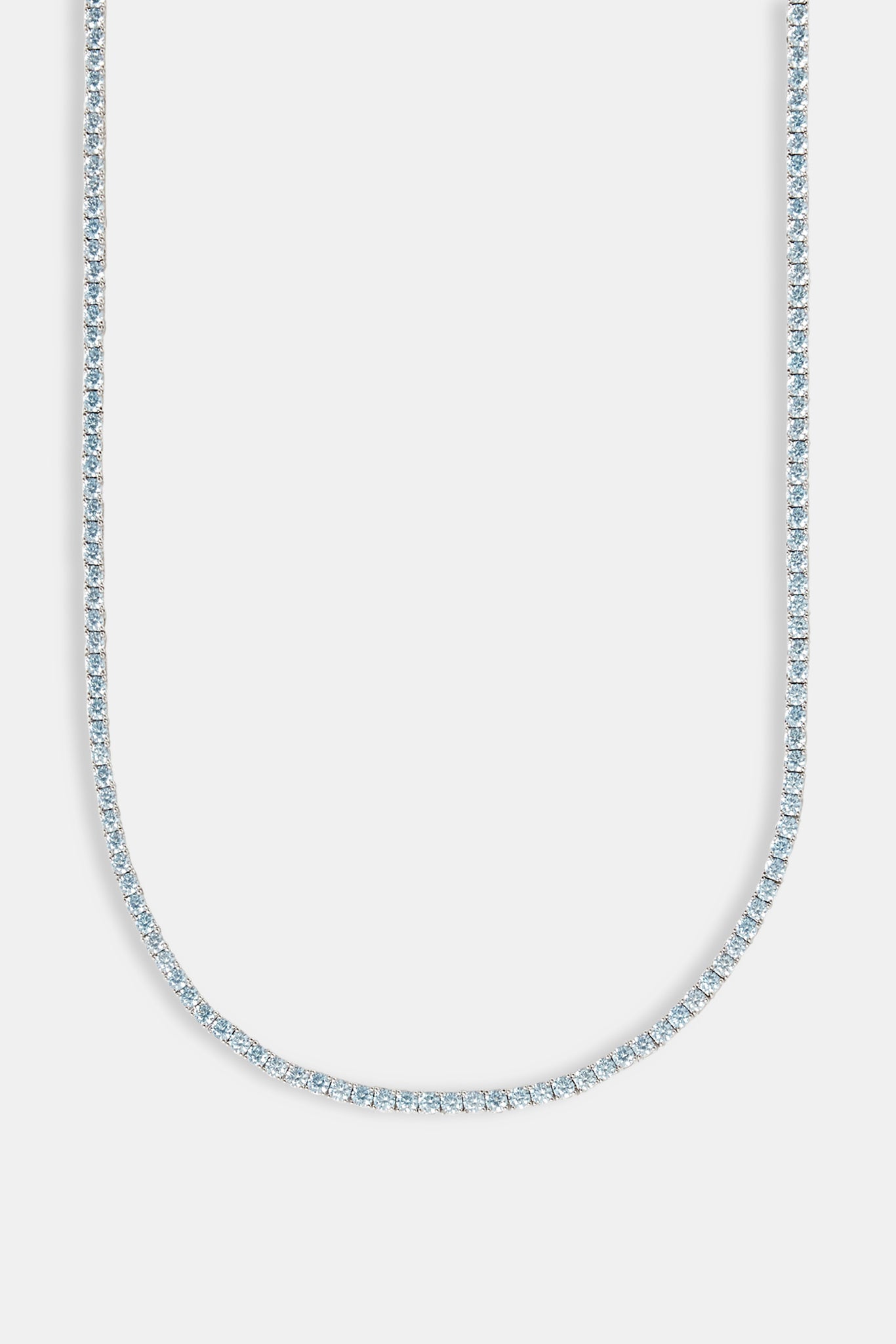 Iced Blue Tennis Chain - 3mm